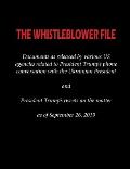 The Whistleblower File: Documents as released by various US agencies related to President Trump's phone conversation with the Ukrainian Presid