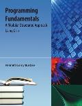 Programming Fundamentals: A Modular Structured Approach Using C++