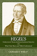 Hegel's Undiscovered Thesis-Antithesis-Synthesis Dialectics: What Only Marx and Tillich Understood