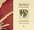 Menus for Chez Panisse The Art & Letterpress of Patricia Curtan