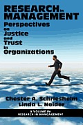 Research in Management: Perspectives on Justice and Trust in Organizations