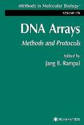 DNA Arrays: Methods and Protocols