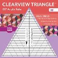 Clearview Triangle(tm) 60? Acrylic Ruler--10