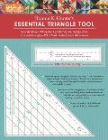 Fast2cut Bonnie K. Hunter's Essential Triangle Tool: Quickly Make Half-Square, Quarter-Square, Flying Geese & Bonus Triangles - Plus Mark Perfect Seam