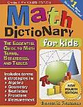 Math Dictionary for Kids 4th Edition The Essential Guide to Math Terms Strategies & Tables