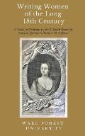 Writing Women of the Long 18th Century: A Guide to Selected Holdings in the Z. Smith Reynolds Library Special Collections & Archives