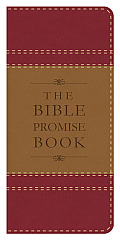 Bible Promise Book Red Beige Duo Imitation Leather