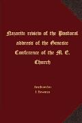 Nazarite review of the Pastoral address of the Genesee Conference of the M. E. Church