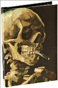 Head of a Skeleton with a Burning Cigarette by Vincent Van Gogh, Skull Mini Notebook