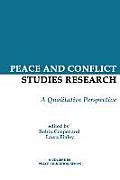 Peace & Conflict Studies Research A Qualitative Perspective