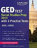 Kaplan GEDR Test Social Studies Prep 2015 Book + Online