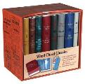 Word Cloud Box Set Brown Twenty Thousand Leagues Under the Sea Dracula The Brothers Grimm Adventures of Sherlock Holmes Adventures of Huckleberry Finn Brothers Grimm Frankenstein Great Expectations