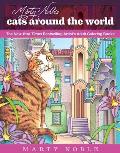 Marty Noble's Cats Around the World: New York Times Bestselling Artists' Adult Coloring Books