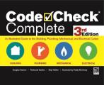 Code Check Complete 3rd Edition An Illustrated Guide to the Building Plumbing Mechanical & Electrical Codes