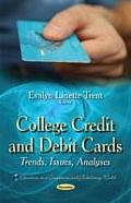 College Credit and Debit Cards