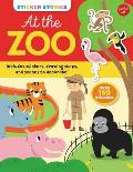 Sticker Stories At the Zoo Includes Stickers Drawing Steps & Scenes to Decorate Over 150 Stickers