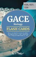 Gace Biology Preparation Rapid Review Flash Cards Book: Test Prep Including 350+ Flash Cards for the Gace Biology Test I and II (026, 027, 526)