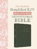 The Hope & Healing Devotional Bible [Dark Sage Doves]: Barbour Simplified King James Version