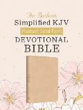 Mustard Seed Faith Devotional Bible--Barbour Skjv [Beige Polka Dots]