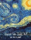 Vincent Van Gogh Art 2022 Desk Planner: Monthly Planner, 8.5x11, Personal Organizer for Scheduling and Productivity