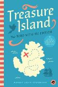 Treasure Island: The Read-With-Me Edition: The Unabridged Story in 20-Minute Reading Sections with Comprehension Questions, Discussion Prompts, Defini