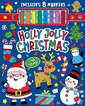 Holly Jolly Christmas Coloring Kit