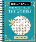 Brain Games - Bible Word Search: The Gospels - Large Print