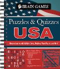 Brain Games - Puzzles and Quizzes - USA: Discover America with Multiple Choice, Matching, Visual Puzzles, and More!