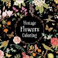 Vintage Flowers Coloring (Keepsake Coloring Book)
