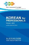 Korean for Professionals, Volume 3