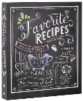 Deluxe Recipe Binder - Favorite Recipes (Chalkboard) - Write in Your Own Recipes