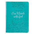 One-Minute with God for Women 365 Daily Devotions for Refreshment and Encouragement Teal Faux Leather Flexcover Gift Book Devotional W/Ribbon Marker