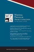Wpa: Writing Program Administration 46.1 (Fall 2022)