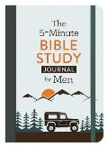 The 5-Minute Bible Study Journal for Men