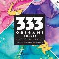 333 Origami Sheets Alcohol Ink Designs High Quality Double Sided Paper Pack Book