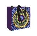 Pinecone Quilt Eco Tote: Reusable Grocery and Shopping Bag, Lightweight Folding Gift Tote Bag