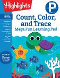 Preschool Count Color & Trace Mega Fun Learning Pad