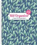 Bill Organizer: Keep Life Organized (Includes 12 Pockets and Password Log)