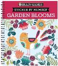 Brain Games - Sticker by Number: Garden Blooms