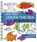 Large Print Easy Color & Frame - Under the Sea (Stress Free Coloring Book)