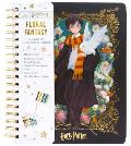 Harry Potter: Floral Fantasy 12-Month Undated Planner: (Harry Potter School Planner School, Harry Potter Gift, Harry Potter Stationery, Undated Planne