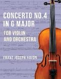 Haydn Franz Joseph Concerto No2 in G Major Hob VIIa: 4 Violin and Piano by Ferdinand Kuchler Peters