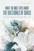 What The Bible Says About The Doctrines Of Grace: Categorized Scripture List: Categorized Scripture