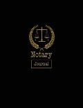 Notary Journal: Notary Public, Log Book, Keep Records Of Notarial Acts Detailed Information, Paperwork Record Book, Required Entries L