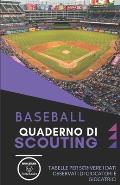 Baseball. Quaderno Di Scouting: Tabelle per scrivere i dati osservati di giocatori e giocatrici