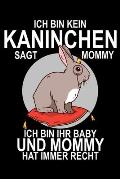 Ich bin kein Kaninchen sagt Mommy ich bin ihr Baby und Mommy hat immer Recht: Terminkalender Planer 2020 f?r Hasen M?tter die ihr Haustier lieben als