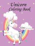 Unicorn Coloring Book: For Ages 4-8