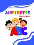 Alphabets colouring book: for kids 4-8