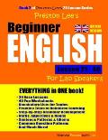 Preston Lee's Beginner English Lesson 21 - 40 For Lao Speakers (British)