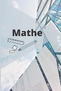 Mathe: DIN A5 - F?r den Mathe Unterricht - Kariertes Papier 5*5 mm - Naturwissenschaften